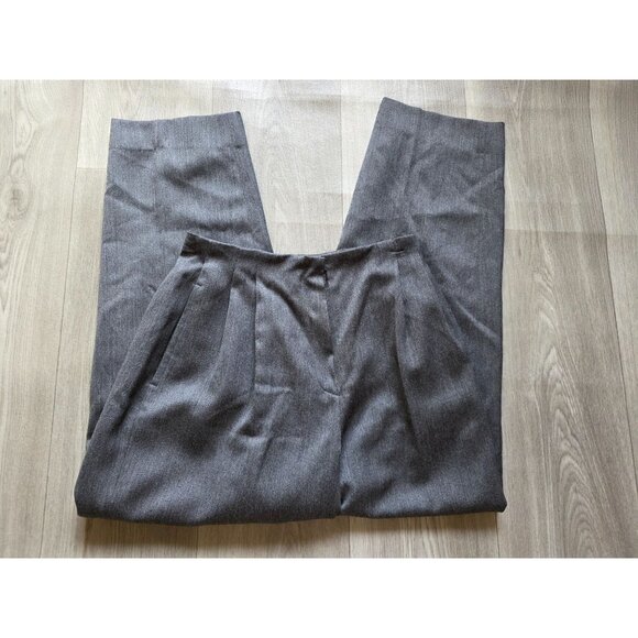 L.L. Bean Mens Gray Wool Comfort Waist Pants 33W - Picture 1 of 8